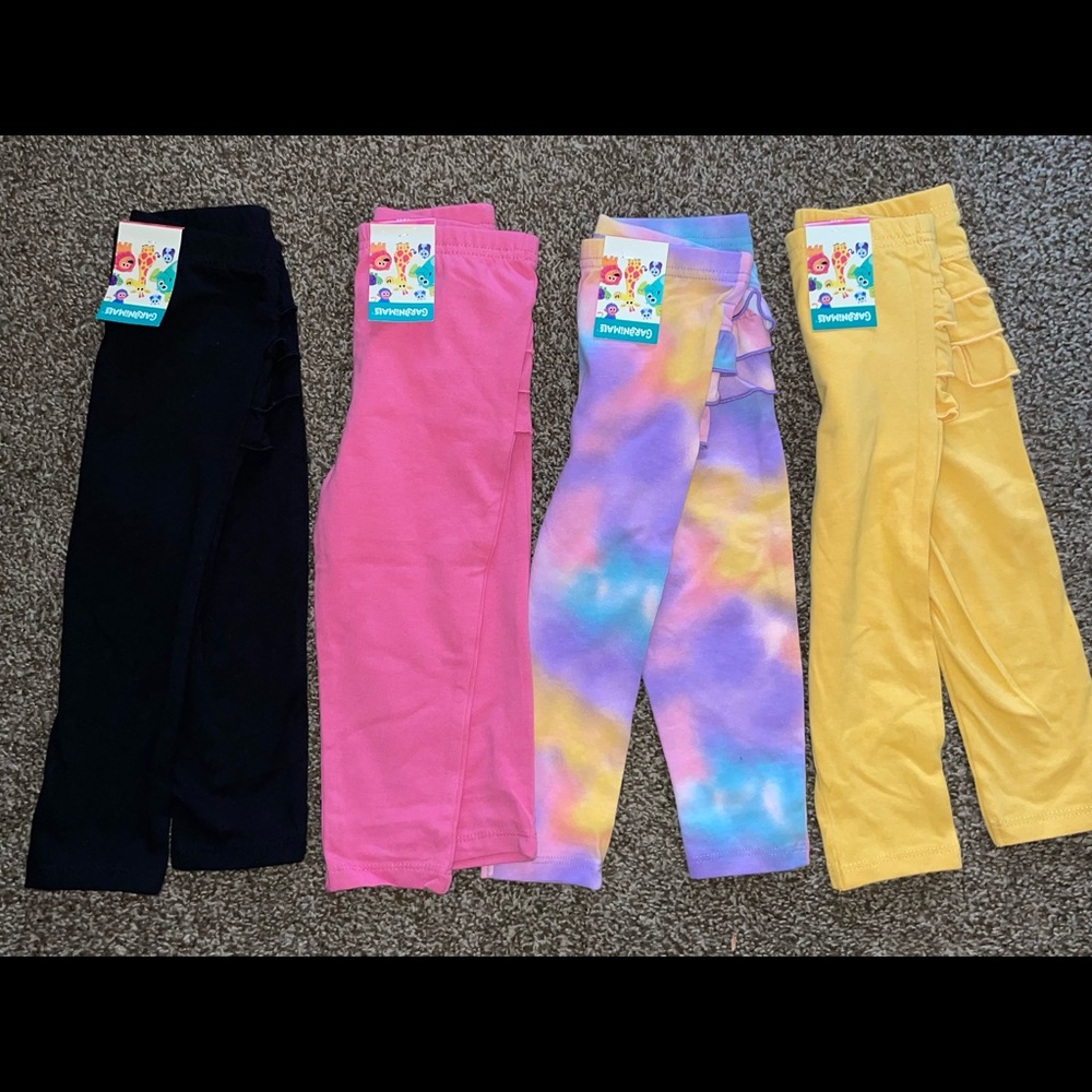 NWT baby girls 18 month ruffle leggings